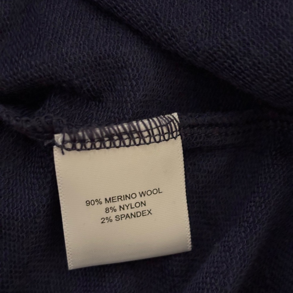 Peter Millar Merino wool Blue zip up sweater,pullover - Picture 3 of 7